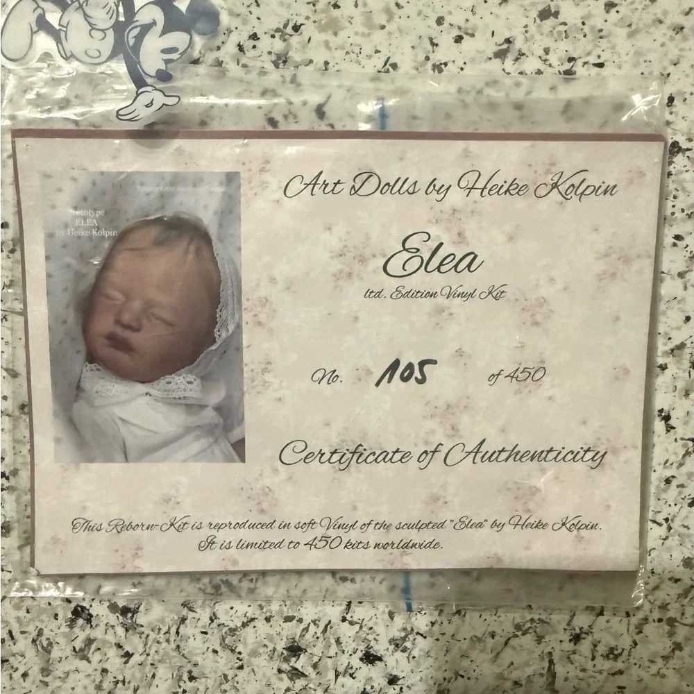 Reborn Baby Doll Elea with COA- Realistic Baby Doll Limited Edition - Picture 16 of 16